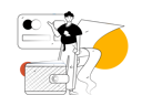 پیش‌نمایش فایل man-with-credit-bill-receipt-11329089 از پک پرداخت با کارت