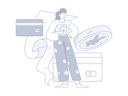 پیش‌نمایش فایل girl-with-payment-receipt-11419960 از پک پرداخت