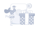 پیش‌نمایش فایل woman-opening-gift-box-11420007 از پک پاکت چینی