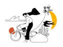 پیش‌نمایش فایل girl-enjoying-cycle-11329151 از پک فعالیت تفریحی