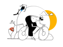 پیش‌نمایش فایل man-riding-cycle-11329128 از پک فعالیت تفریحی