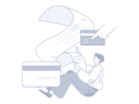پیش‌نمایش فایل man-checking-credit-score-11423065 از پک کارت اعتباری