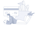 پیش‌نمایش فایل man-payment-through-card-11423058 از پک کارت اعتباری