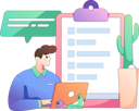 پیش‌نمایش فایل fill-in-online-survey-form-11453652 از پک فرم نظرسنجی