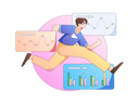 پیش‌نمایش فایل employee-achieving-business-presentation-on-time-11453546 از پک دیر رسیدن به محل کار