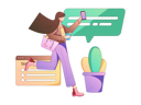 پیش‌نمایش فایل employee-viewing-time-in-mobile-11453543 از پک دیر رسیدن به محل کار