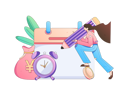 پیش‌نمایش فایل setting-up-time-for-meeting-11453533 از پک مدیریت برنامه زمانی