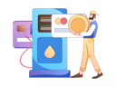 پیش‌نمایش فایل paying-through-atm-card-for-car-tanking-11453508 از پک سوخت گیری ماشین