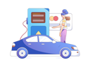 پیش‌نمایش فایل paying-through-credit-card-for-vehicle-refilling-11453516 از پک سوخت گیری ماشین
