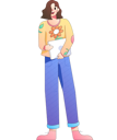 پیش‌نمایش فایل young-girl-holding-report-11452331 از پک فعالیت افراد