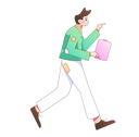 پیش‌نمایش فایل young-man-holding-clipboard-while-pointing-something-11452324 از پک فعالیت افراد
