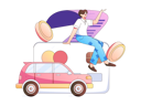 پیش‌نمایش فایل man-doing-car-insurance-payment-using-credit-card-11452406 از پک بیمه خودرو