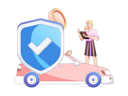 پیش‌نمایش فایل young-lady-checking-vehicle-insurance-payment-11452399 از پک بیمه خودرو