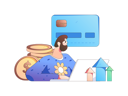 پیش‌نمایش فایل beard-man-working-on-financial-growth-11452851 از پک امور مالی