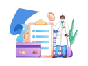 پیش‌نمایش فایل doctor-showing-hospital-bill-payment-11452867 از پک امور مالی