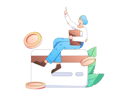 پیش‌نمایش فایل girl-doing-card-payment-11452865 از پک امور مالی