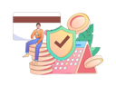 پیش‌نمایش فایل man-doing-secure-payment-using-credit-card-on-time-duration-11452841 از پک امور مالی