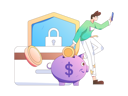 پیش‌نمایش فایل man-doing-secure-payment-using-mobile-11452860 از پک امور مالی