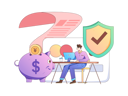 پیش‌نمایش فایل young-male-employee-working-on-savings-and-payment-11452836 از پک امور مالی