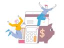 پیش‌نمایش فایل people-doing-savings-calculation-11454789 از پک امور مالی