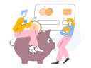 پیش‌نمایش فایل people-talking-about-card-payment-11454791 از پک امور مالی
