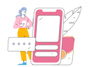 پیش‌نمایش فایل female-customer-giving-online-review-11454719 از پک بررسی‌ها و بازخوردها