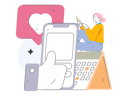 پیش‌نمایش فایل girl-giving-online-feedbacks-11454724 از پک بررسی‌ها و بازخوردها