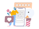 پیش‌نمایش فایل man-giving-online-rating-11454721 از پک بررسی‌ها و بازخوردها
