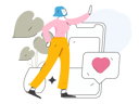 پیش‌نمایش فایل woman-giving-online-review-11454733 از پک بررسی‌ها و بازخوردها