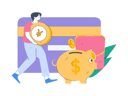 پیش‌نمایش فایل boy-saving-money-in-piggy-bank-11454364 از پک امور مالی