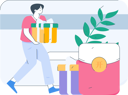 پیش‌نمایش فایل boy-with-gift-money-11454327 از پک امور مالی