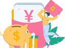 پیش‌نمایش فایل boy-with-gift-money-11454363 از پک امور مالی