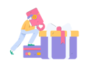 پیش‌نمایش فایل boy-with-gift-money-11454365 از پک امور مالی