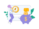 پیش‌نمایش فایل girl-saving-money-in-piggy-bank-11454348 از پک امور مالی