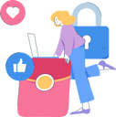 پیش‌نمایش فایل girl-securing-money-wallet-11454344 از پک امور مالی