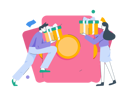پیش‌نمایش فایل people-with-gift-envelope-11454336 از پک امور مالی