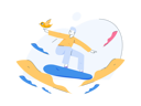 پیش‌نمایش فایل boy-doing-surfing-in-ocean-11454163 از پک ورزش ها