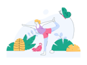 پیش‌نمایش فایل girl-doing-exercise-in-park-11454166 از پک ورزش ها