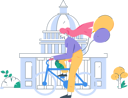 پیش‌نمایش فایل girl-riding-cycle-outside-11454179 از پک ورزش ها