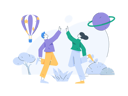 پیش‌نمایش فایل people-giving-high-five-11454184 از پک ورزش ها