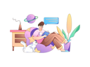 پیش‌نمایش فایل boy-reading-book-at-home-11453837 از پک خواندن