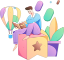 پیش‌نمایش فایل boy-reading-book-in-library-11453822 از پک خواندن