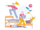 پیش‌نمایش فایل boy-and-girl-at-home-11454809 از پک خانه