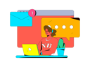 پیش‌نمایش فایل businesswoman-is-viewing-at-unread-email-11572460 از پک همکاری تجاری