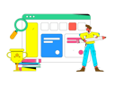 پیش‌نمایش فایل designer-is-designing-software-page-11572474 از پک همکاری تجاری