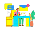 پیش‌نمایش فایل employee-is-watching-unread-mails-11572462 از پک همکاری تجاری