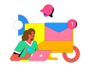 پیش‌نمایش فایل email-marketing-11572371 از پک اطلاعیه
