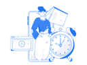 پیش‌نمایش فایل girl-having-online-learning-schedule-11588254 از پک آموزش