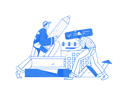 پیش‌نمایش فایل guys-making-learning-schedule-11588260 از پک آموزش