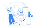 پیش‌نمایش فایل man-doing-lab-research-report-11588233 از پک آموزش